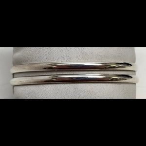 Sterling Silver Sleek Style Cuff Bracelet